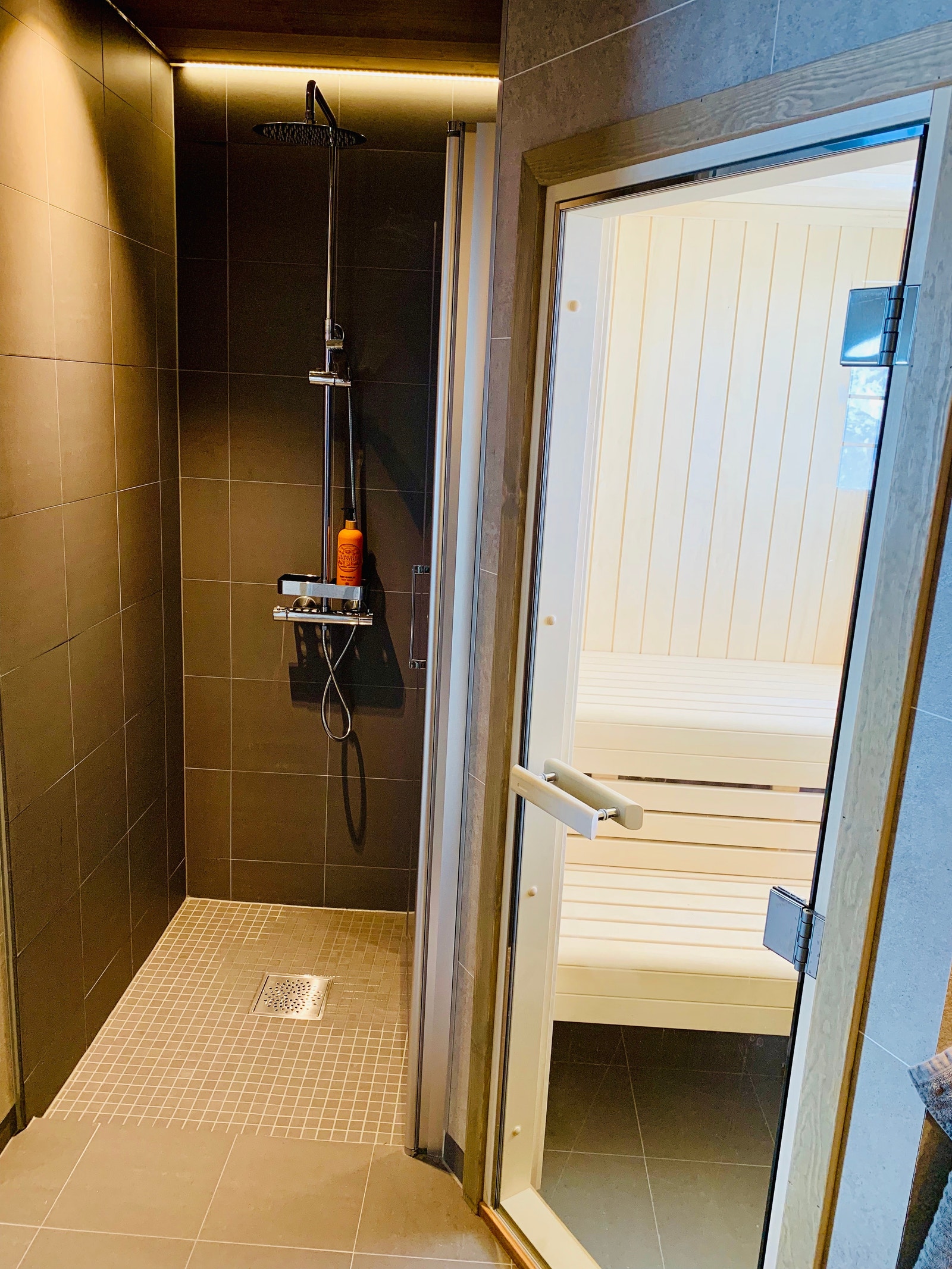 Dusj og badstu på hovedbad Galleribilde