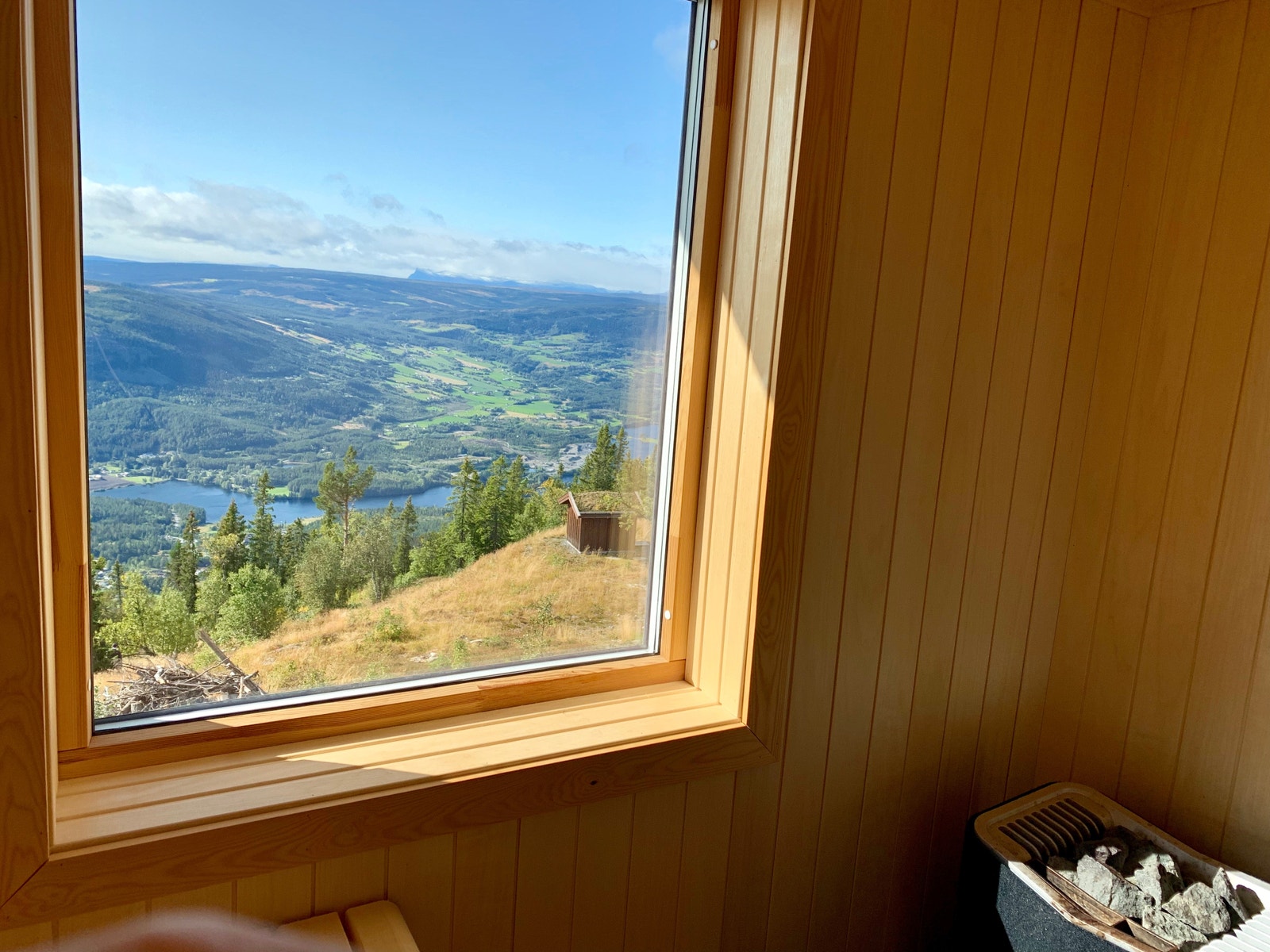 Utsikt fra badstu Galleribilde