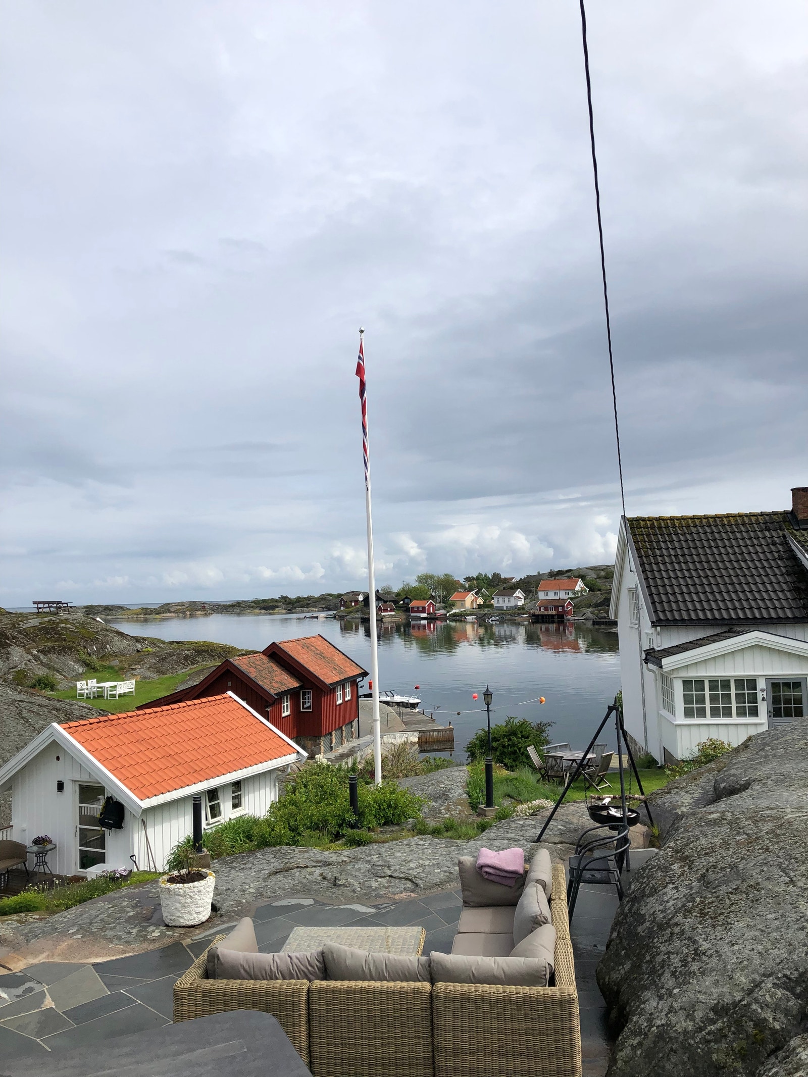 Uteområde hytta Galleribilde