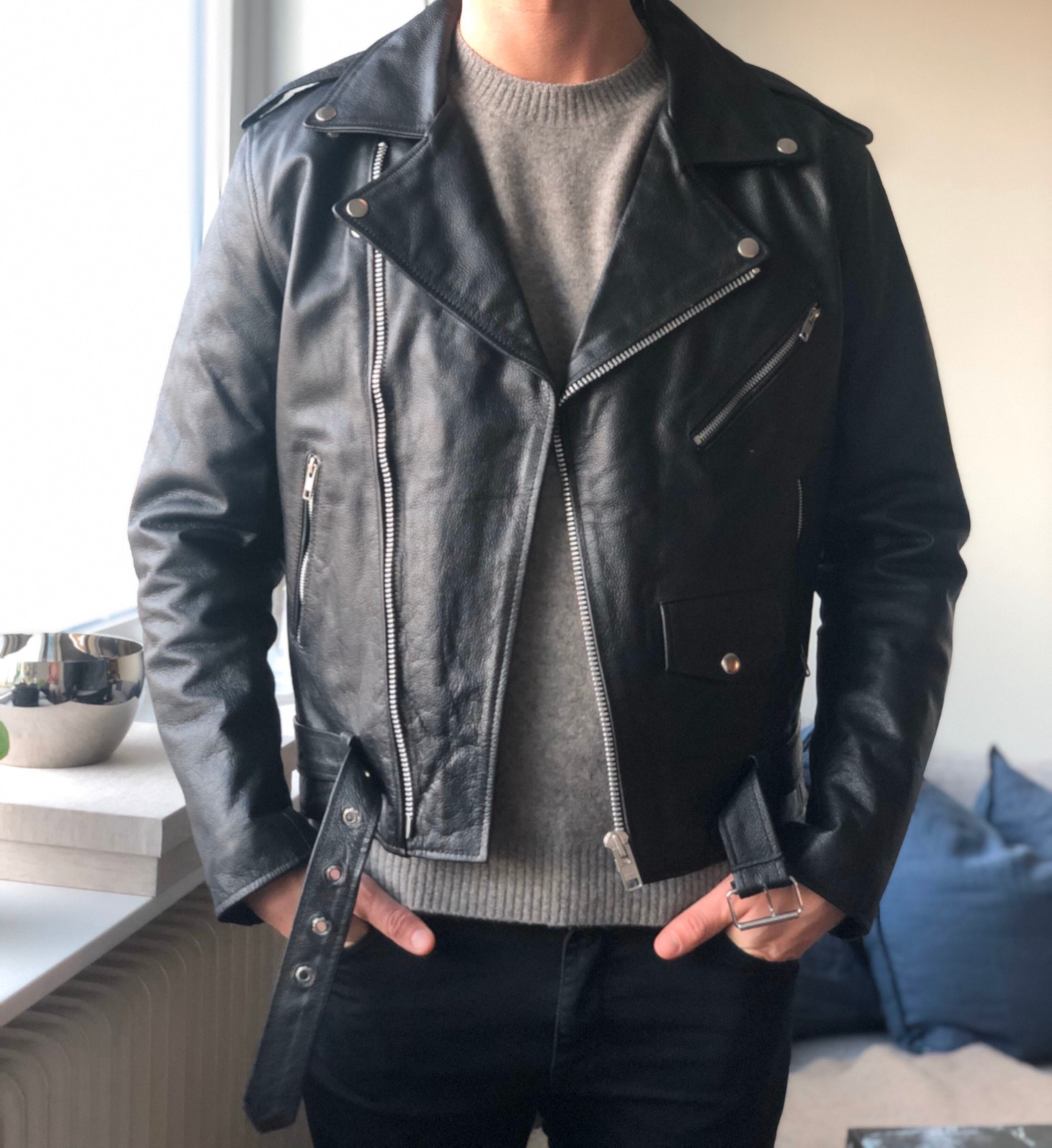 Flott skinnjakke selges | FINN.no Flott skinnjakke | FINN.no