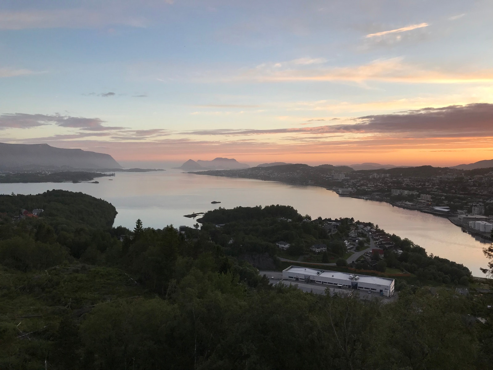 Utsikt fra hovedsoverom Galleribilde