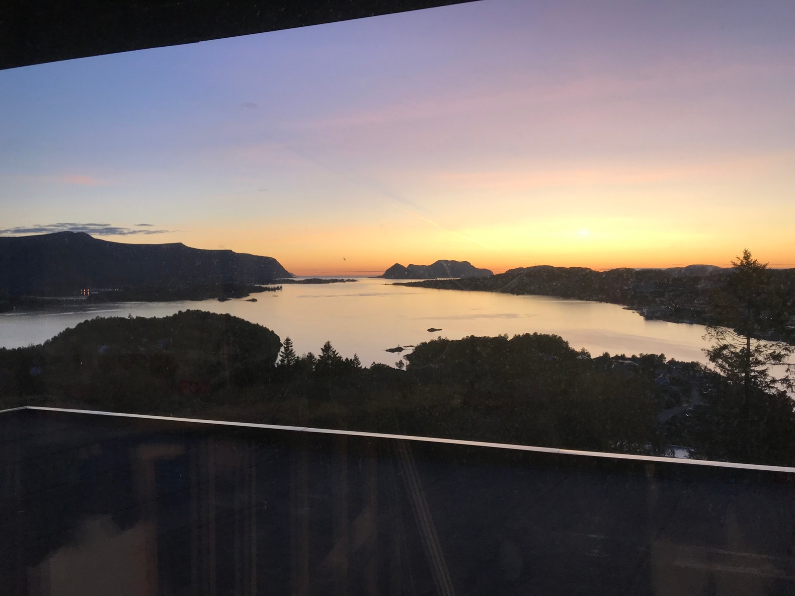 Utsikt fra balkong Galleribilde