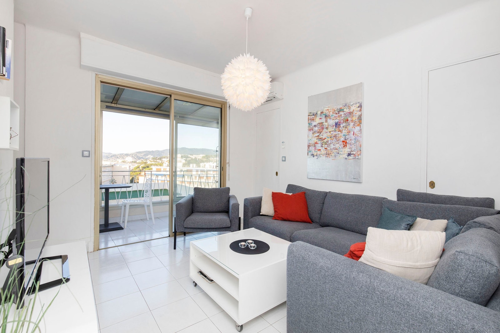 Stuen mot verandaen Galleribilde