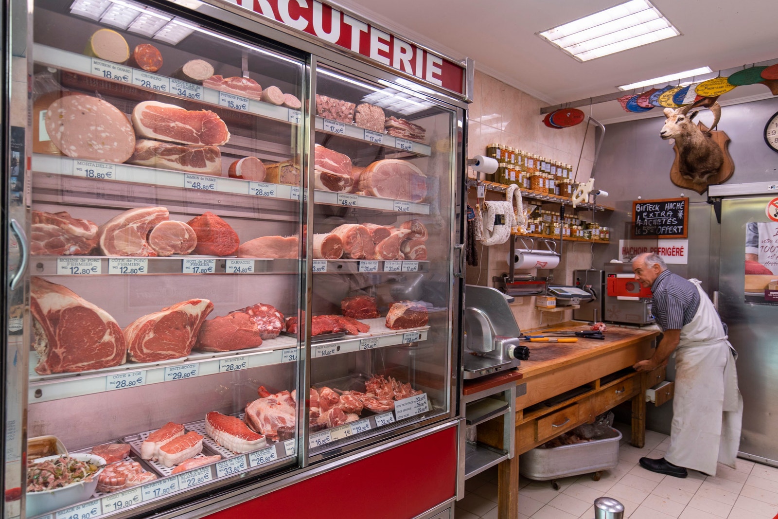 God, gammeldags slakterbutikk Galleribilde