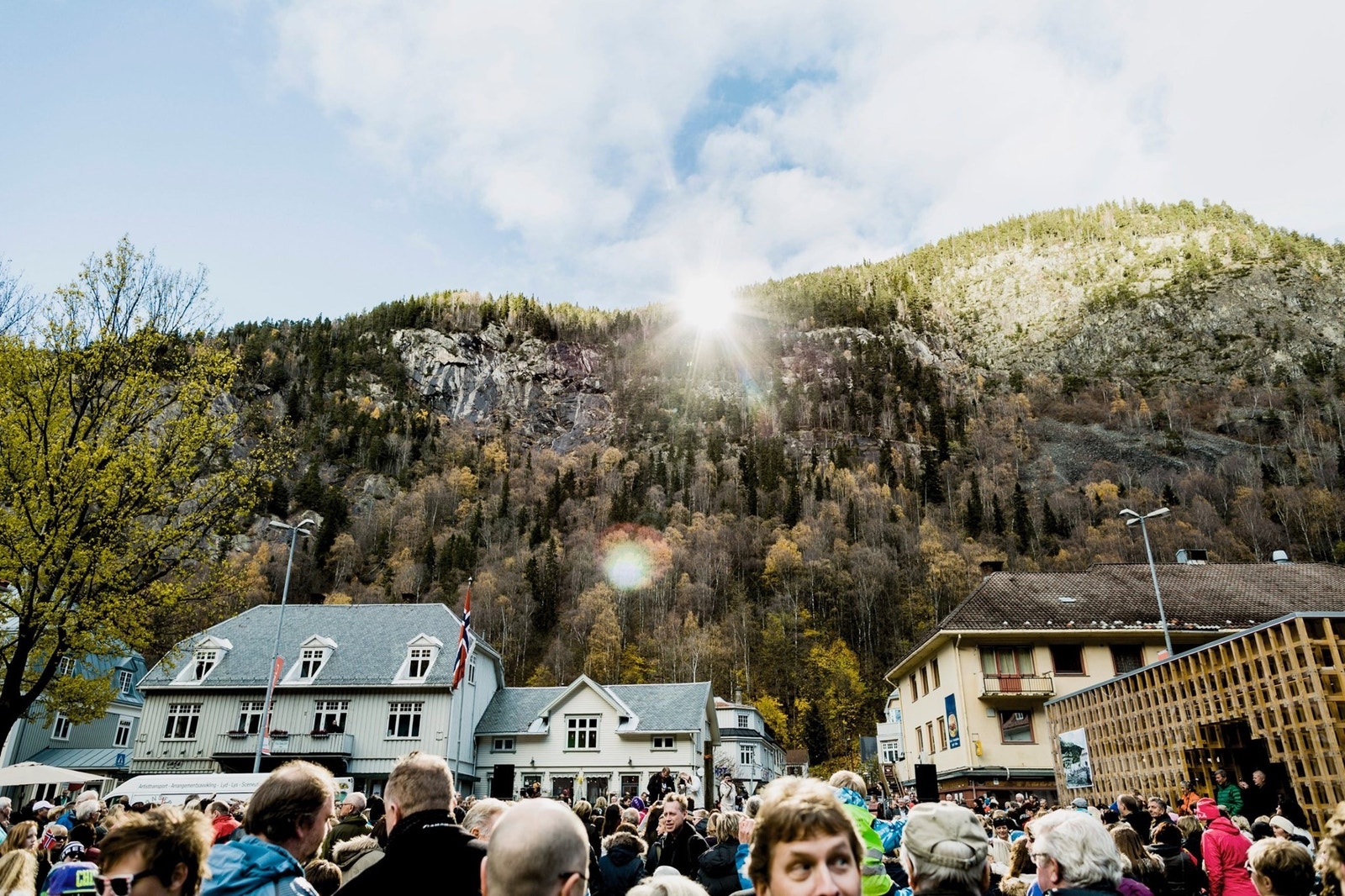 Solspeil på Rjukan Galleribilde
