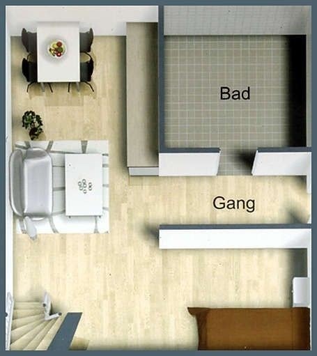 Plantegning 1. etg Galleribilde