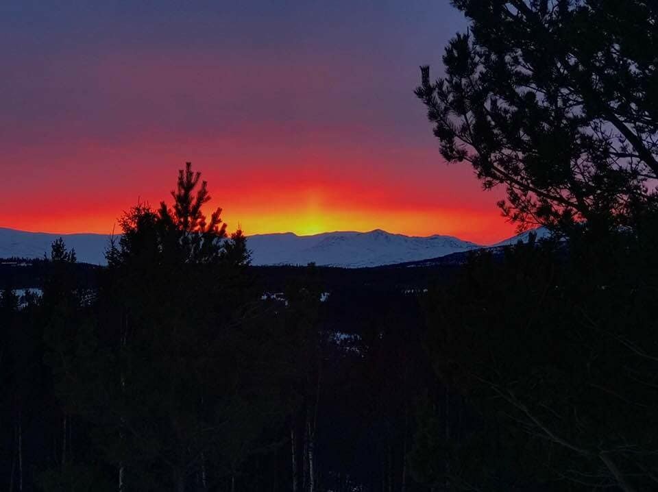 Solnedgang Galleribilde