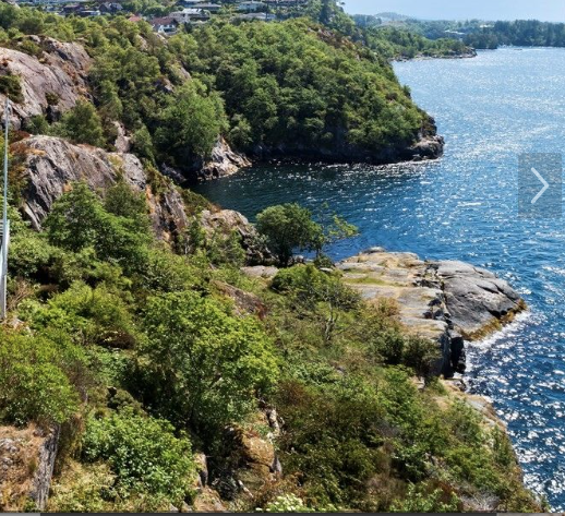Fiskeplass nedefor boligen Galleribilde