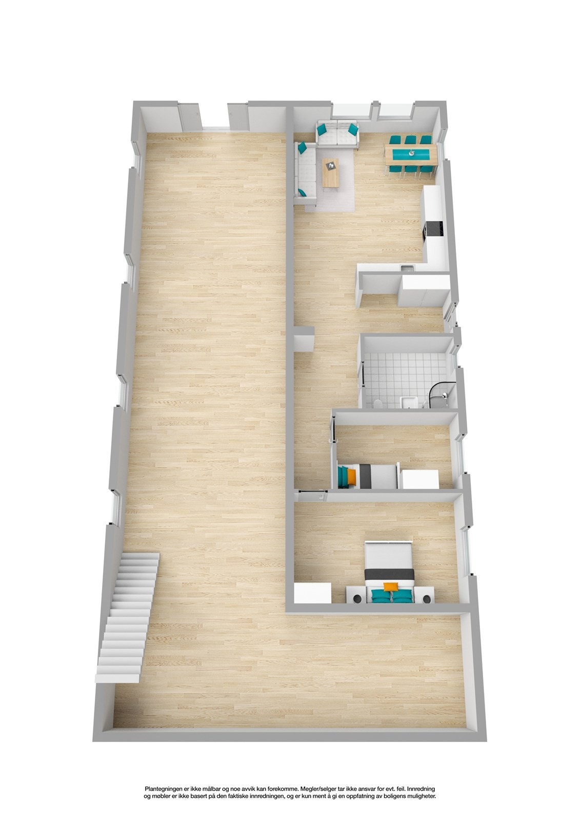 Driftsbygning/låve - 3D - U.etg Galleribilde