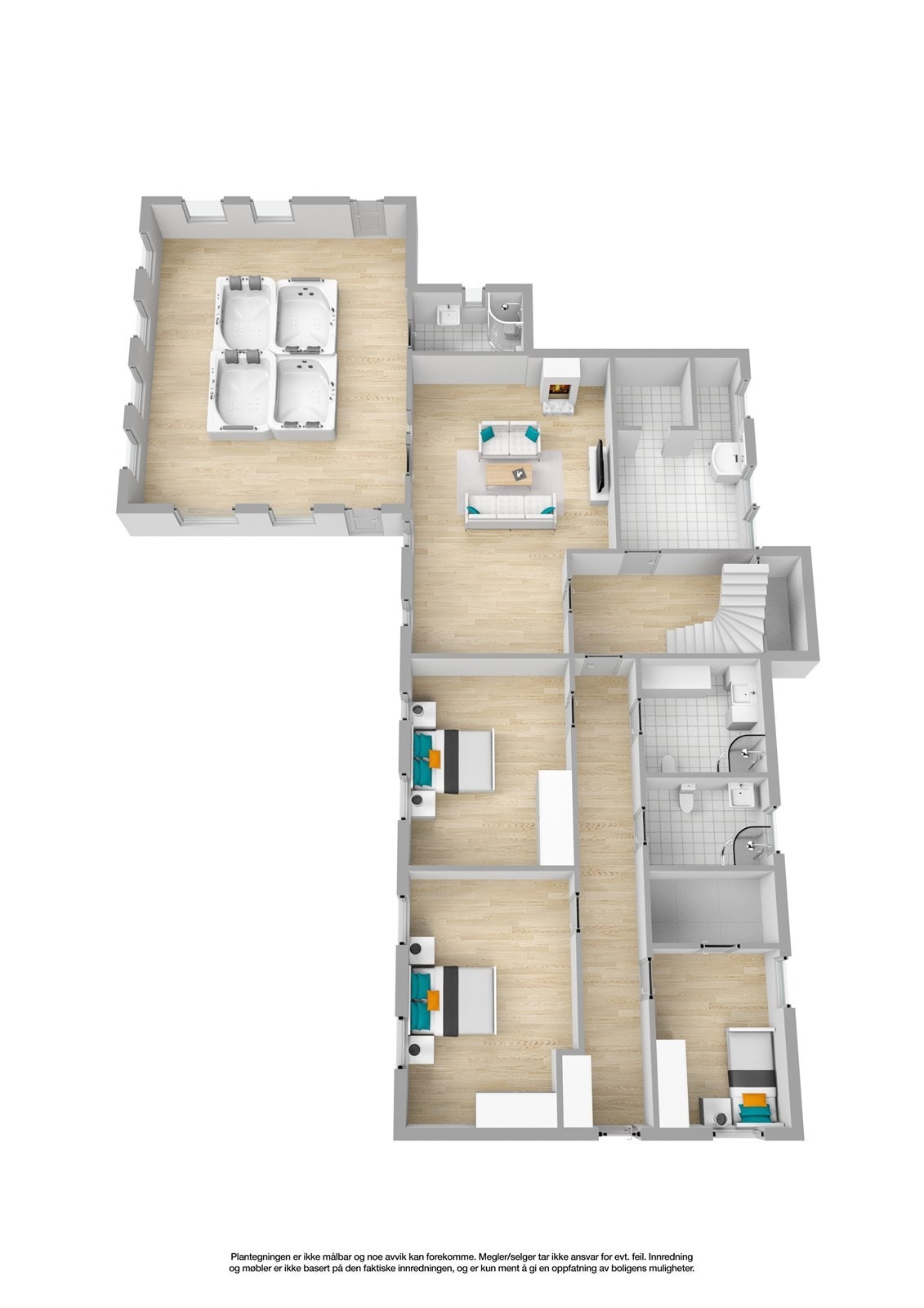 Enebolig - 3D - U.etg Galleribilde