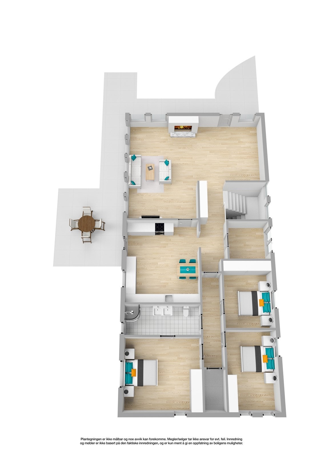 Enebolig - 3D - 1.etg Galleribilde