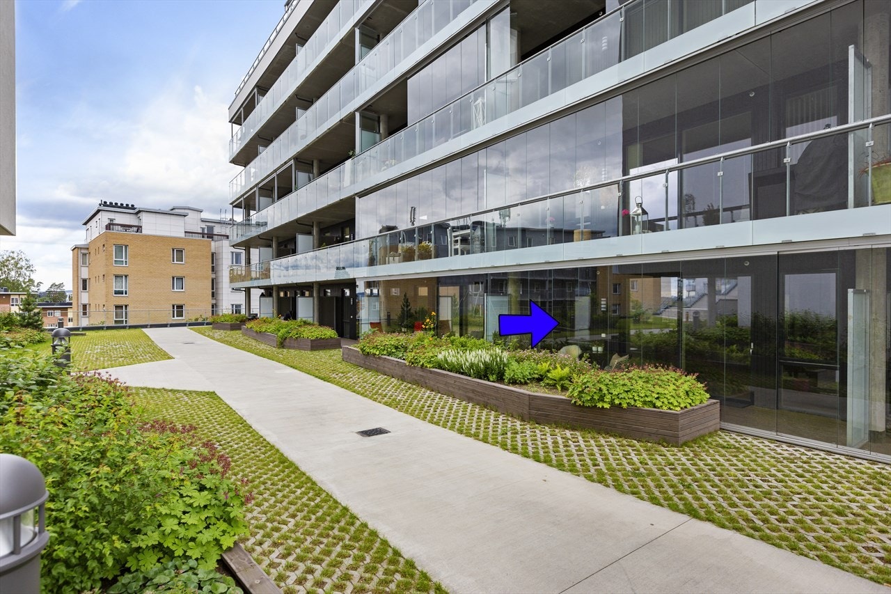 Hyggelige fellesarealer rett i nærheten av leiligheten. Galleribilde