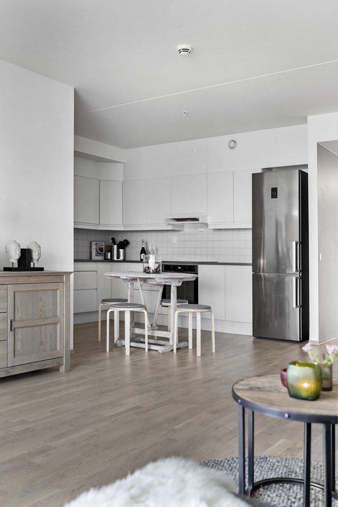 Åpen stue- kjøkkenløsning. Galleribilde