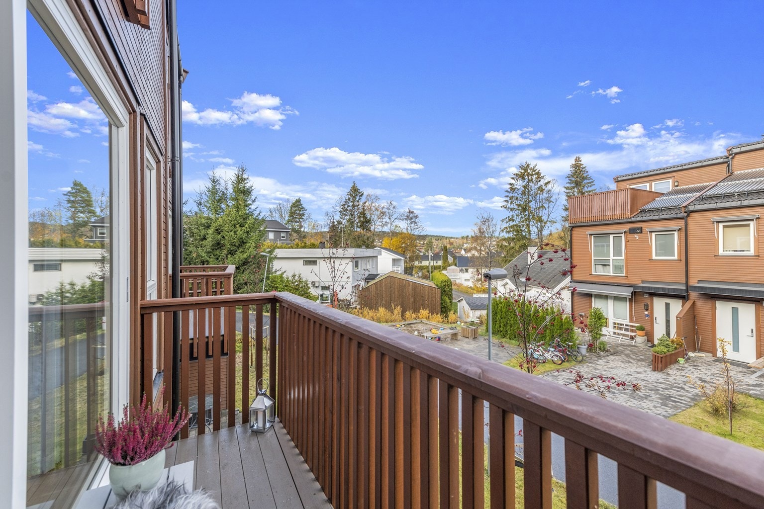 Utsikt fra luftebalkongen. Galleribilde