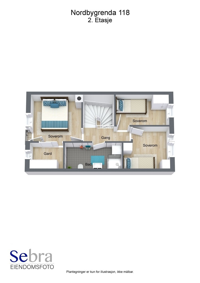 Plantegning 2. etasje. Galleribilde