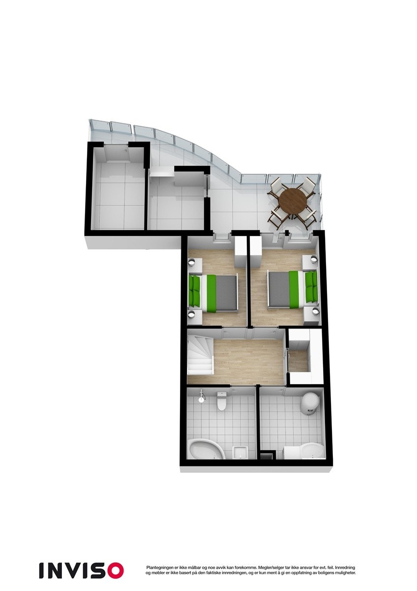 3Dplan u.etasje Galleribilde