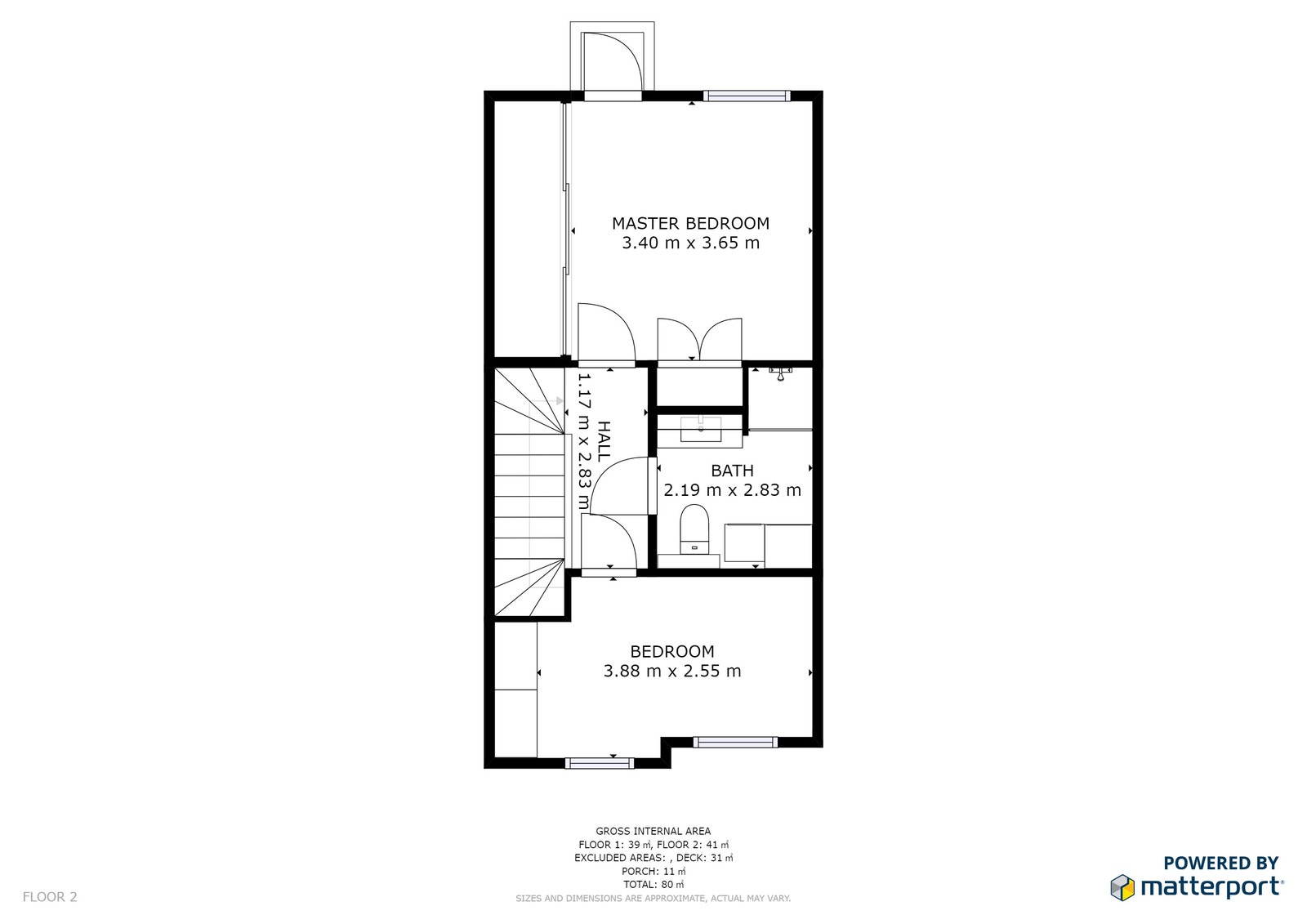 Plantegning 2 etg Galleribilde