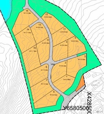 Tomt 1 eller tomt 6 er inkludert i hytte prisen. Galleribilde