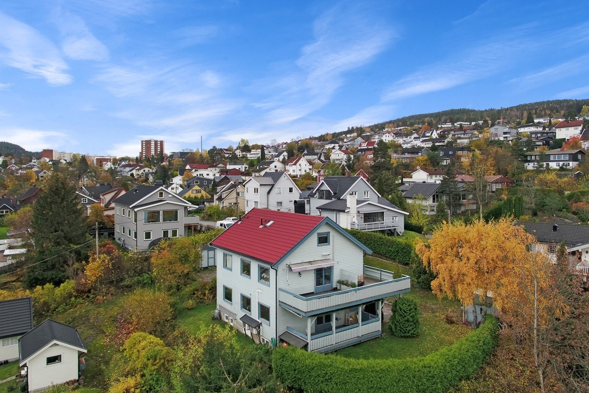 Halvpart av horisontaldelt tomannsbolig. Galleribilde