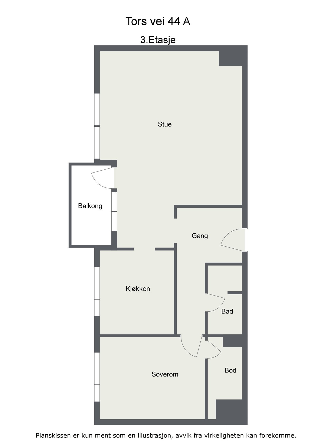 Plantegning Galleribilde