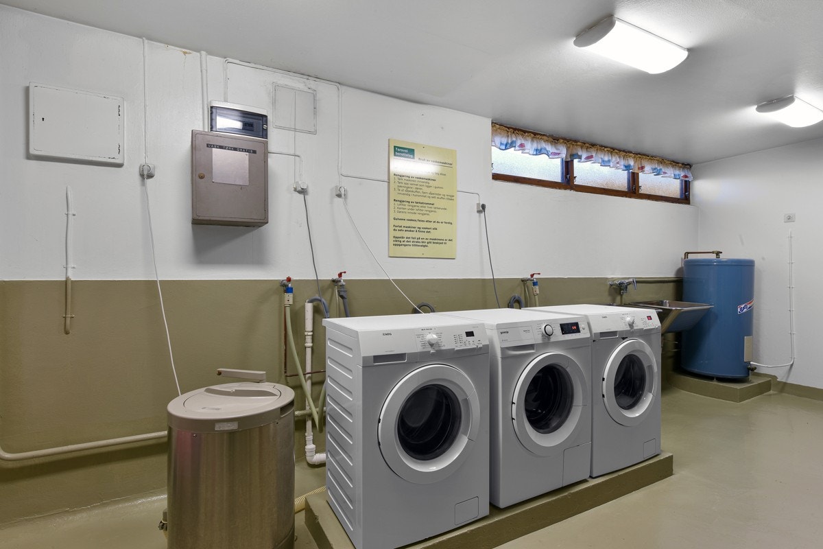 Tilgang til felles vaskerom. Galleribilde