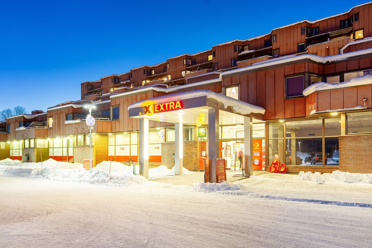 Kort avstand fra bolig til dagligvarebutikk, barnehage, lekeplasser, UNN/UiT og gode bussforbindelser