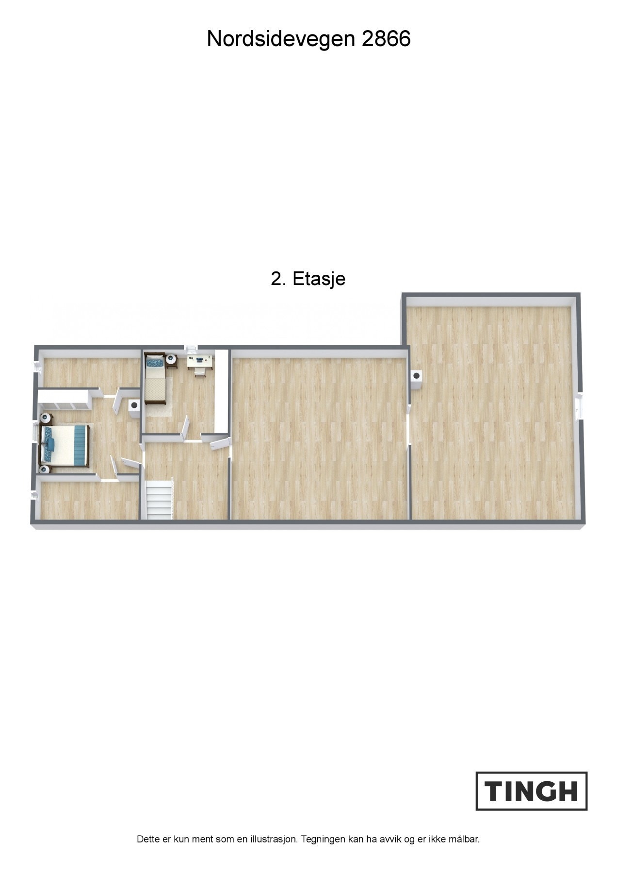 Plantegning 2. etasje. Galleribilde