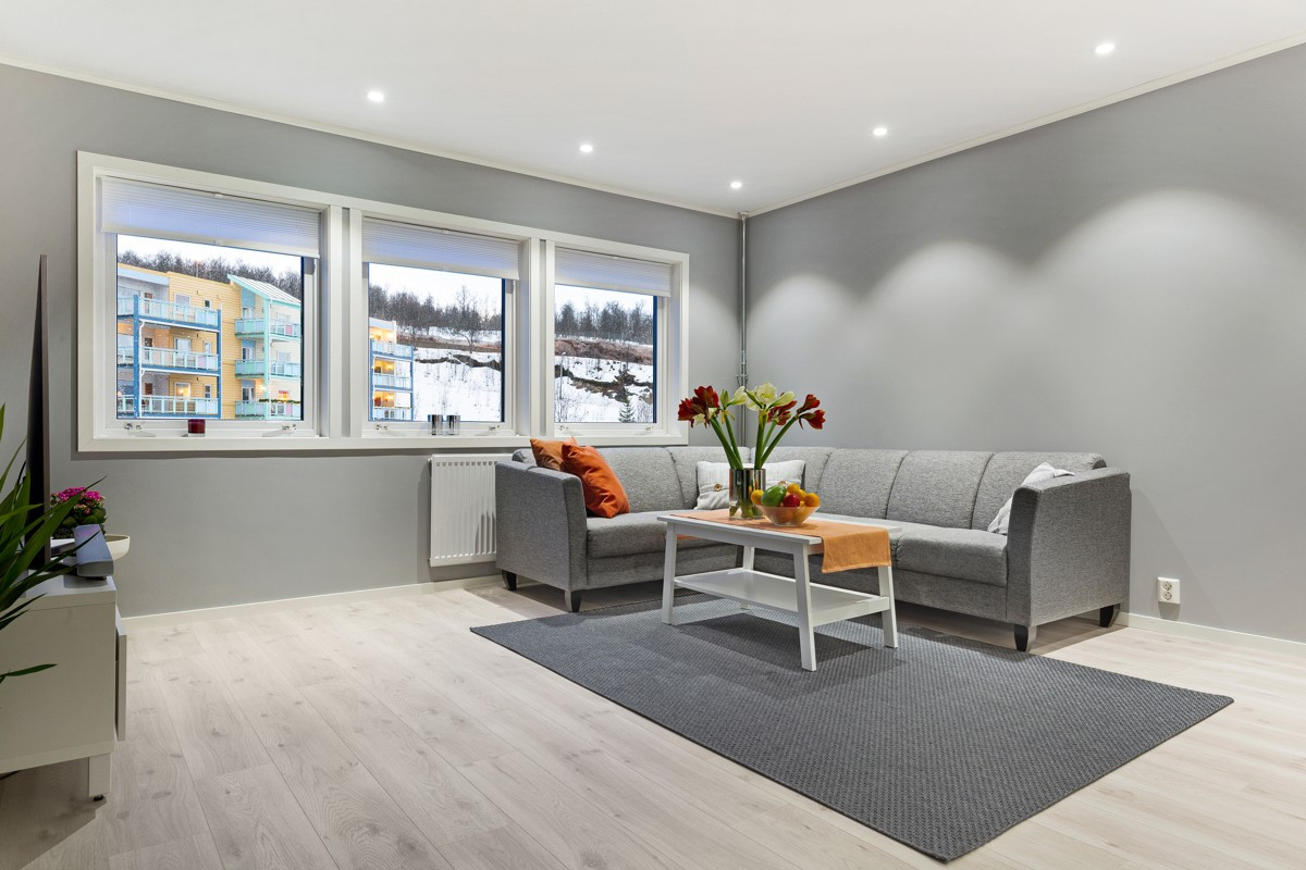 Stilfull og moderne 2-roms leilighet