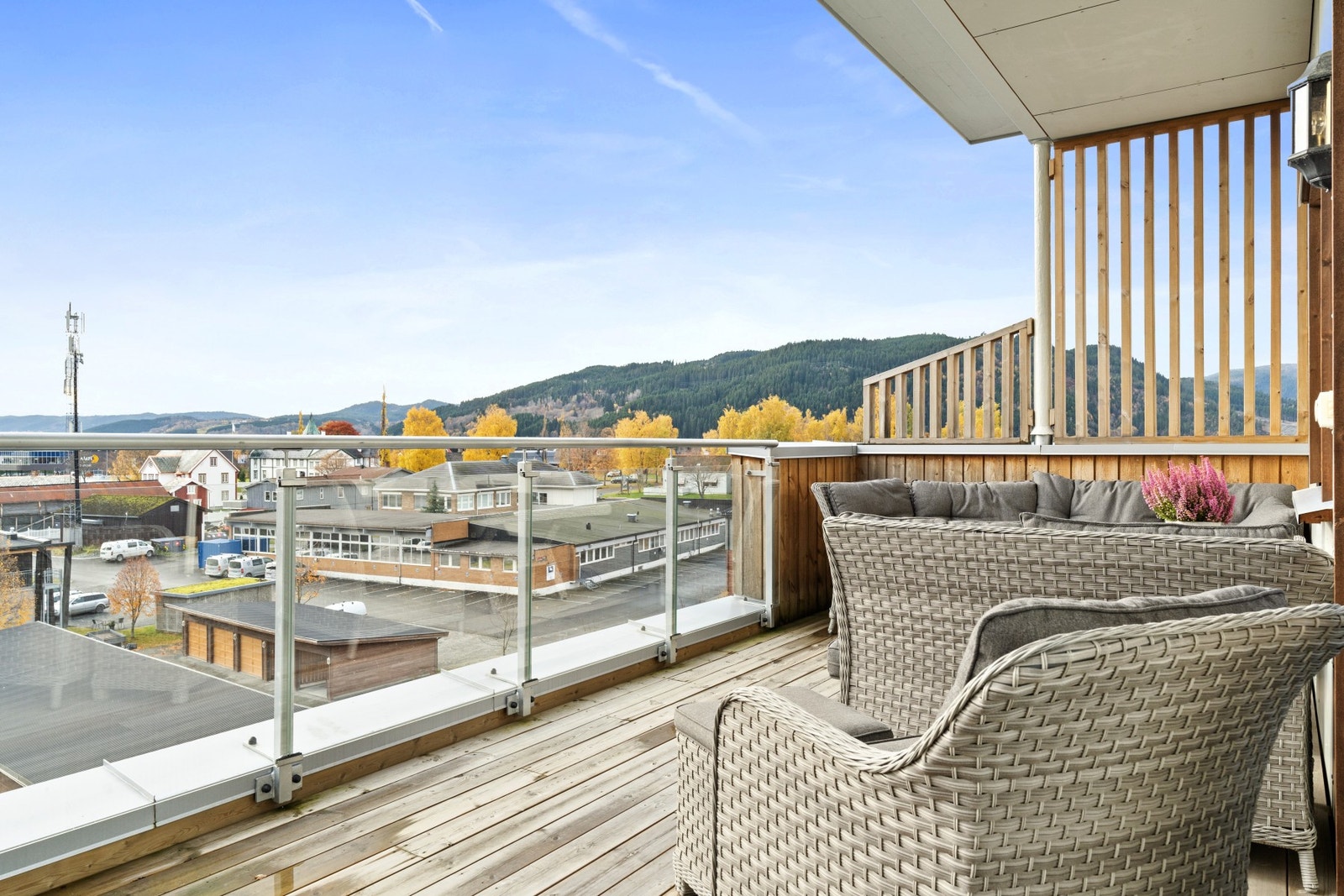 Fin utsikt Galleribilde