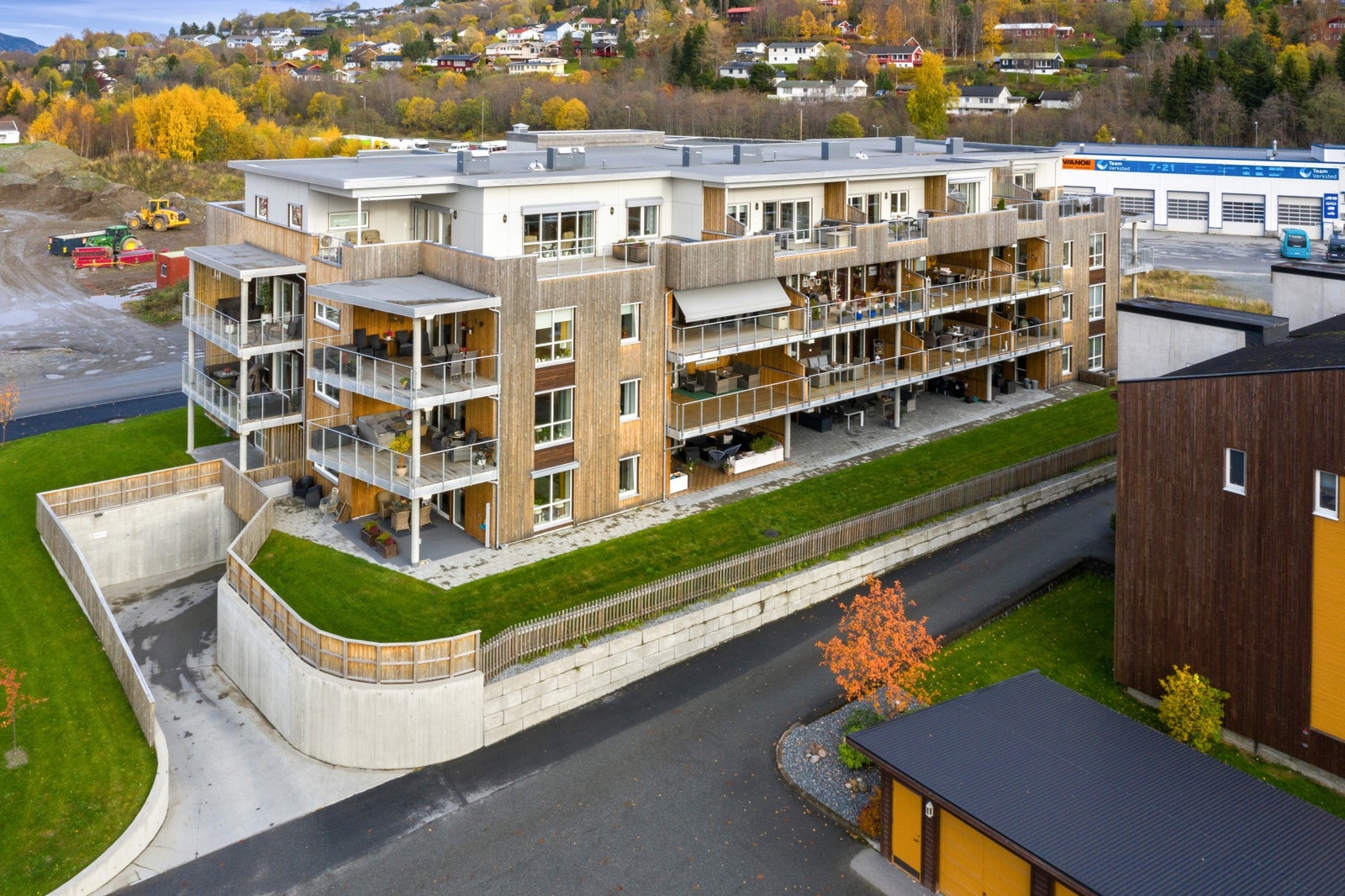 Bygget ble oppført i 2015 Galleribilde