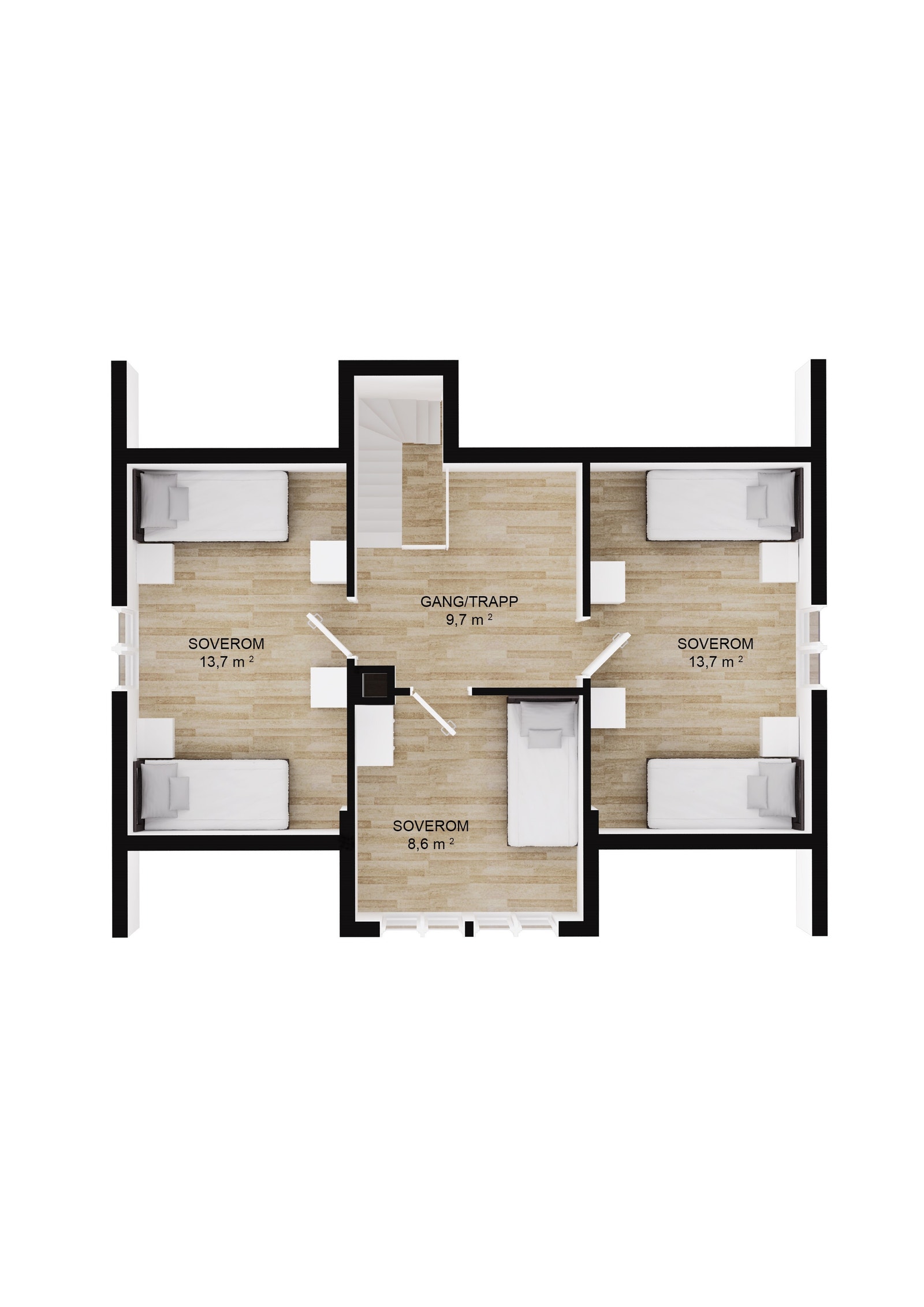 Plan loftetasje Galleribilde