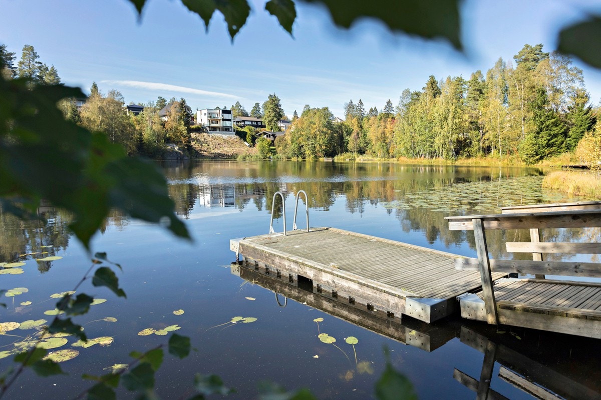 Marka ligger kun minutters gange unna boligen Galleribilde