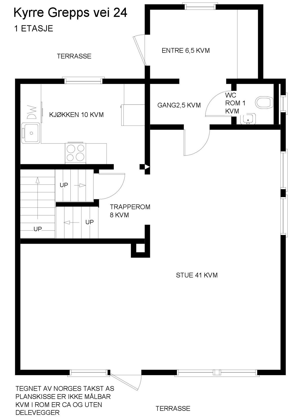 Plantegning 2D 1.etg Galleribilde