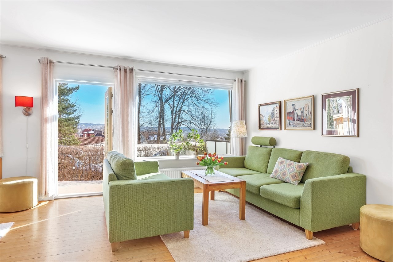 Stue uten gjenboere og med flott utsikt mot sydøst. Galleribilde