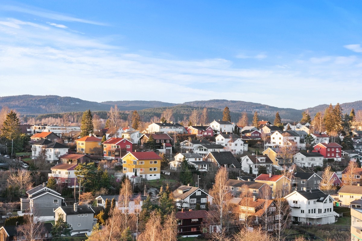 Utsyn fra balkong Galleribilde