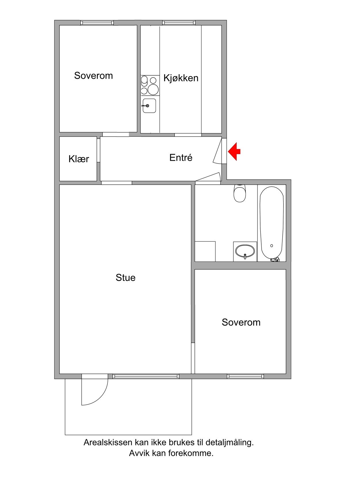 Plantegning Galleribilde