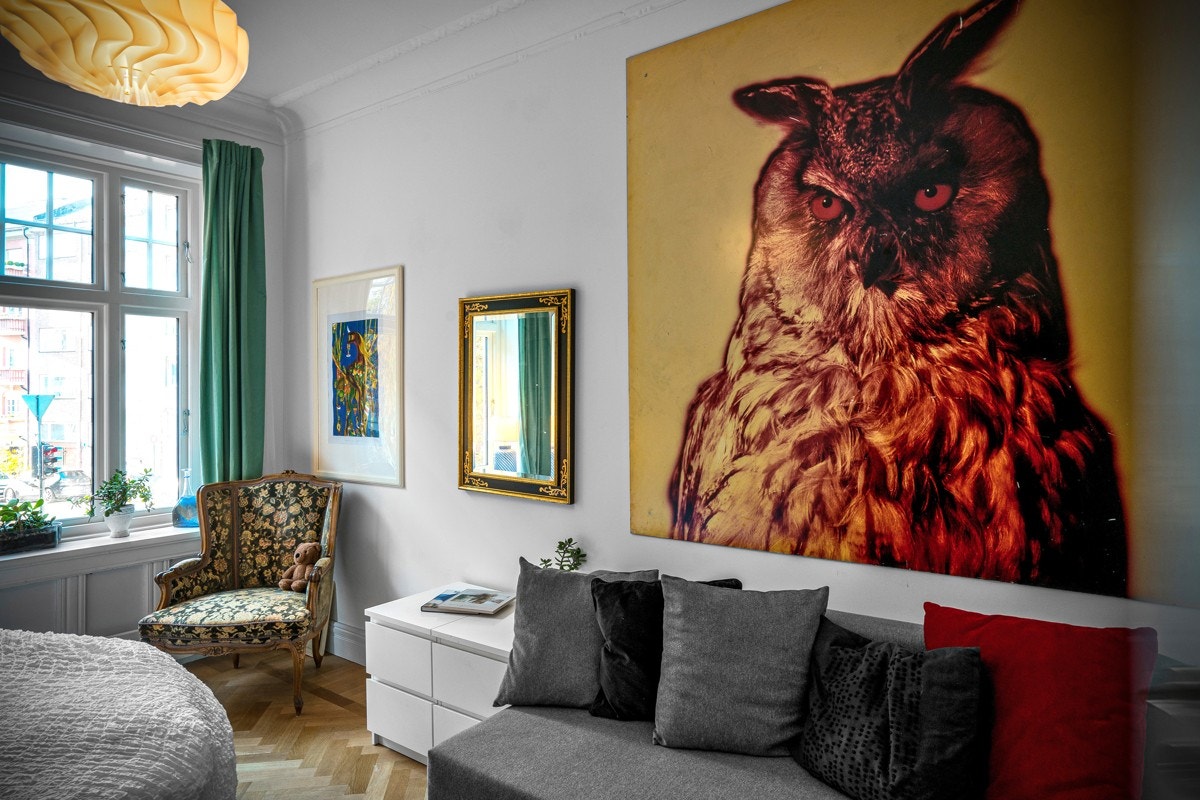 Gjesterommet er hendig lokalisert med adkomst fra hall. Galleribilde