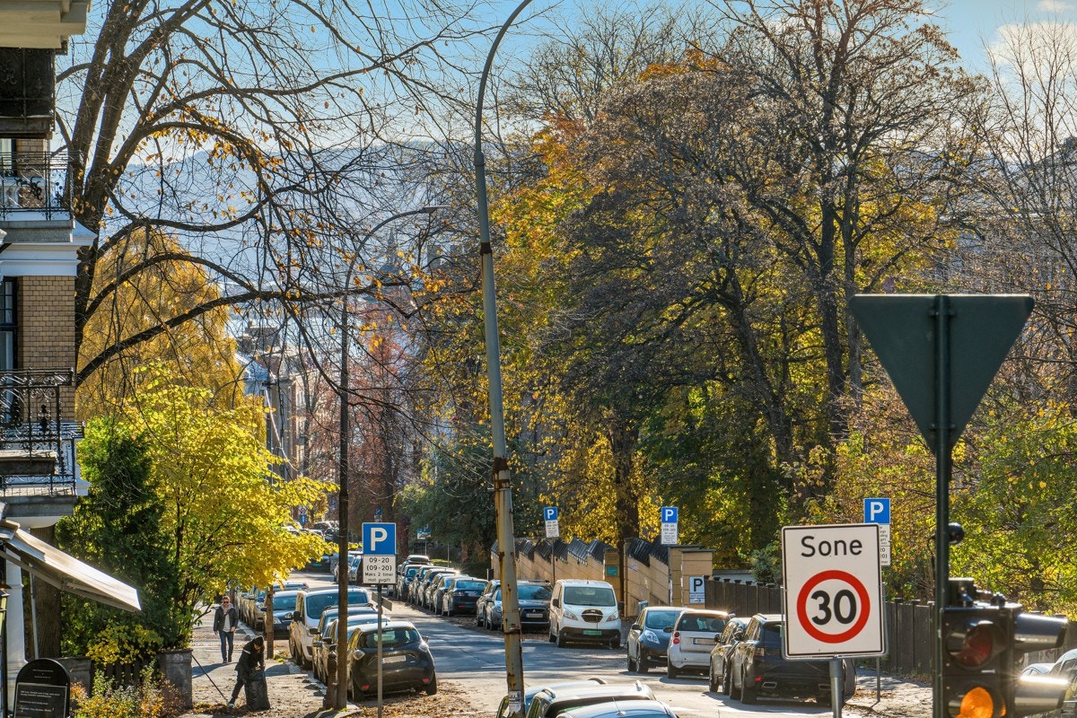 Det er flott utsyn over omkringliggende område. Galleribilde