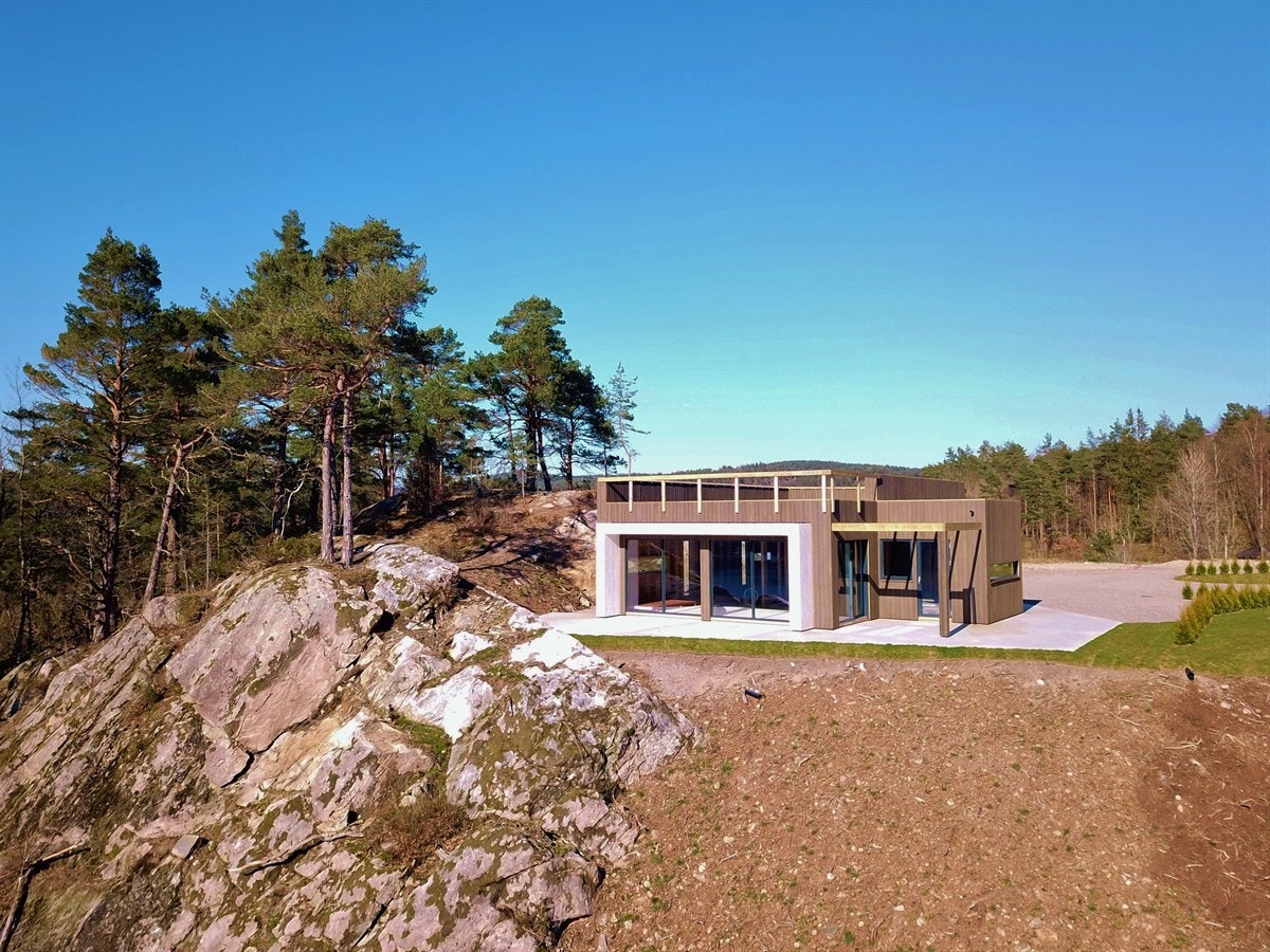 Hytte 2 forfra Galleribilde