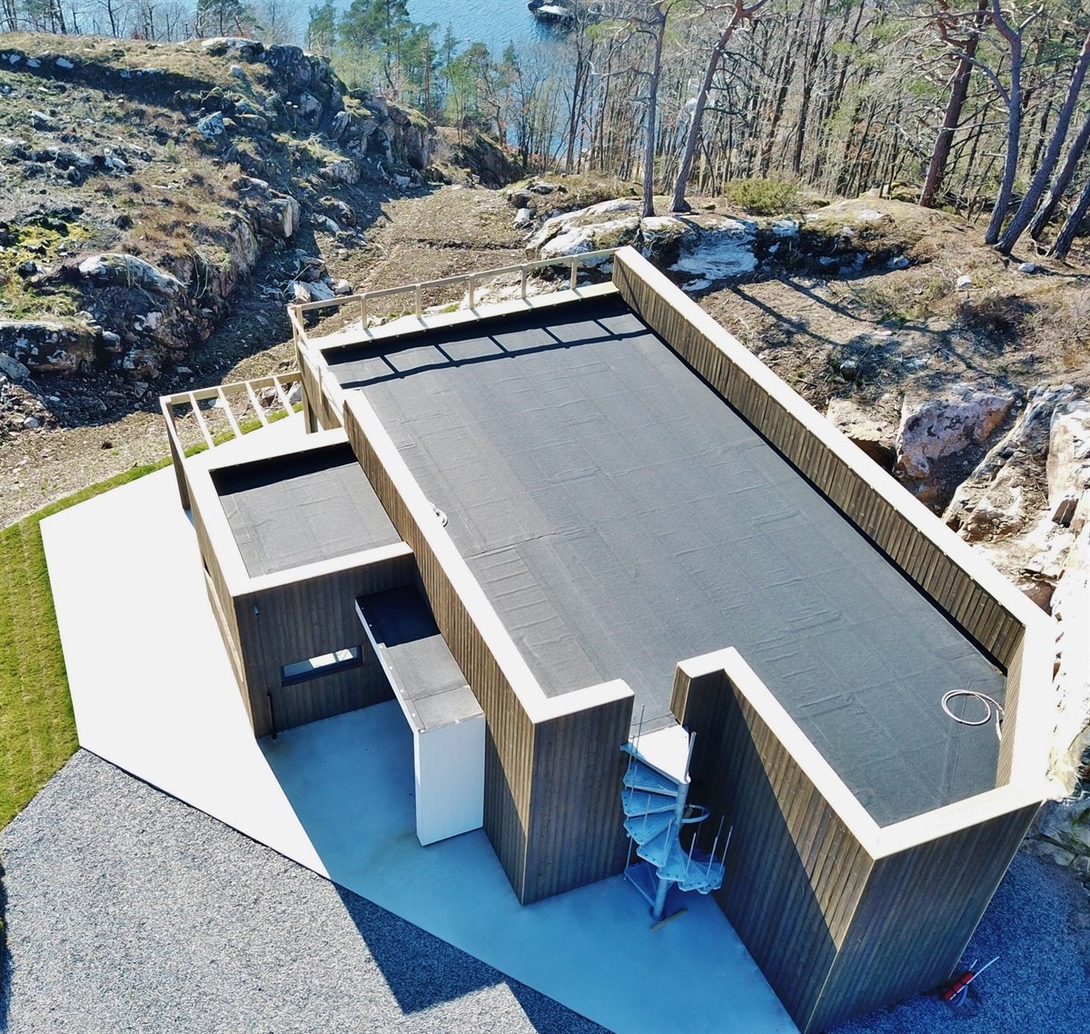 Hytte 2 tak Galleribilde