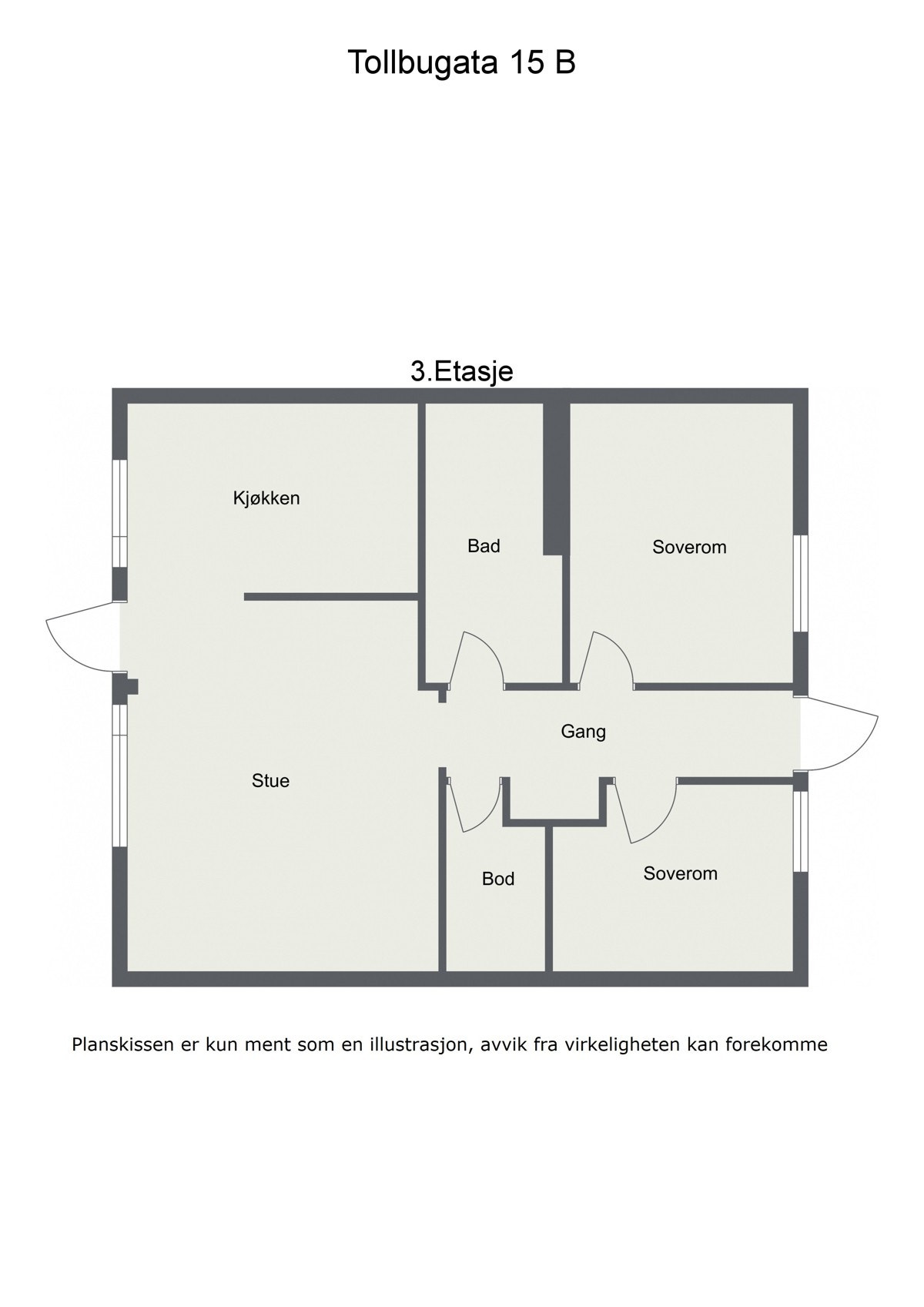 Plantegning. Galleribilde