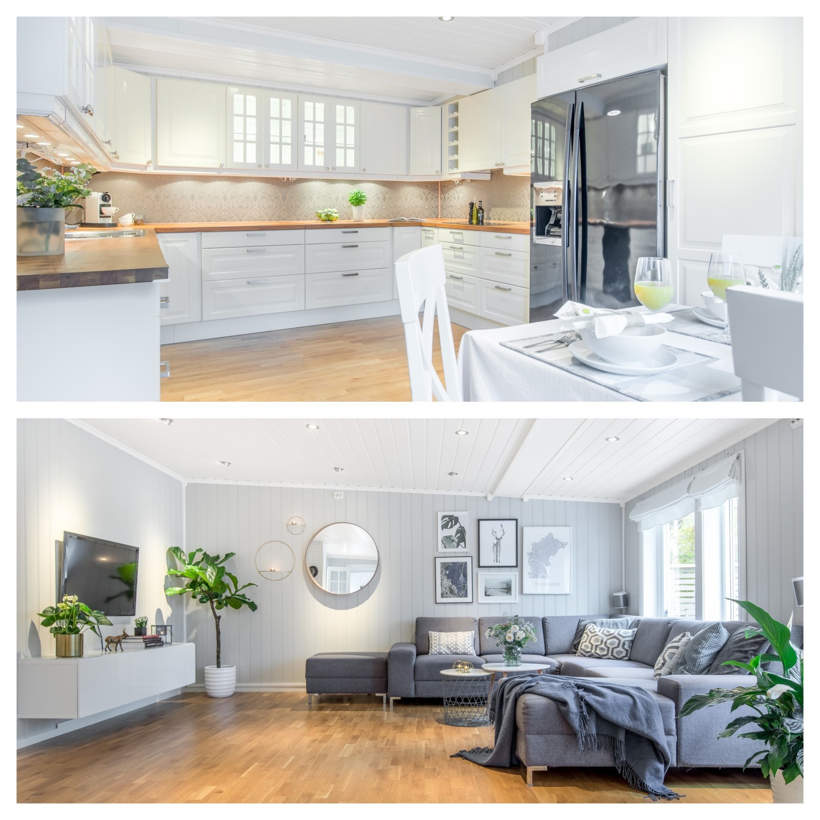 Pent og innholdsrikt rekkehus, med skjermet beliggenhet i rolig område på Jakobsli. Galleribilde