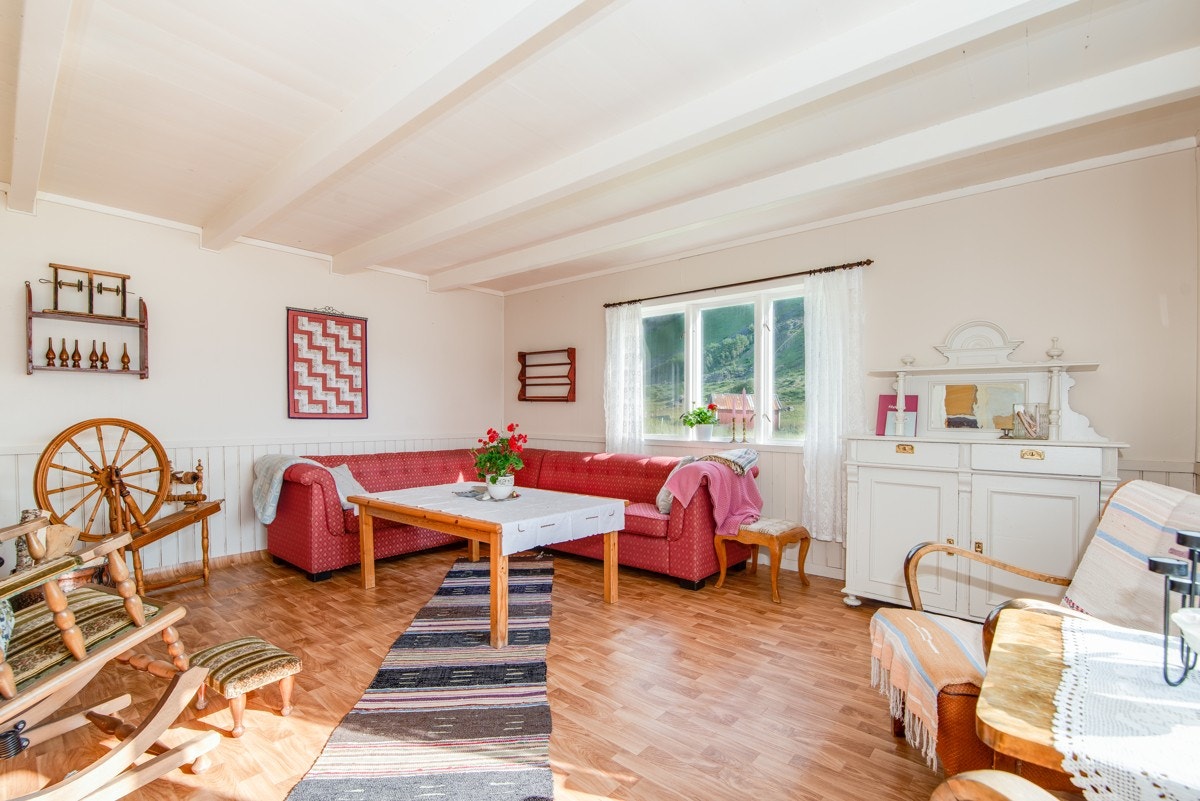 Storstuen hvor hele familien samles for spill og koselige samtaler. Galleribilde