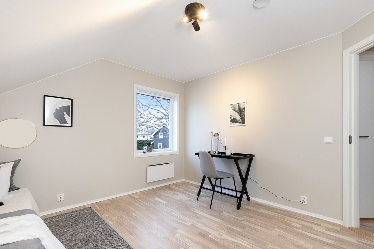 Soverommet har flere møbleringsmuligheter. Galleribilde