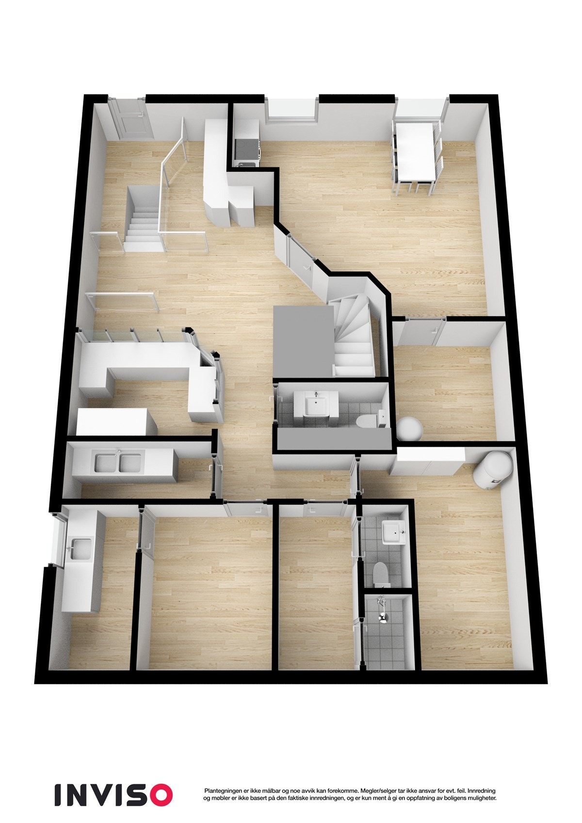 Plantegning underetasje. Galleribilde