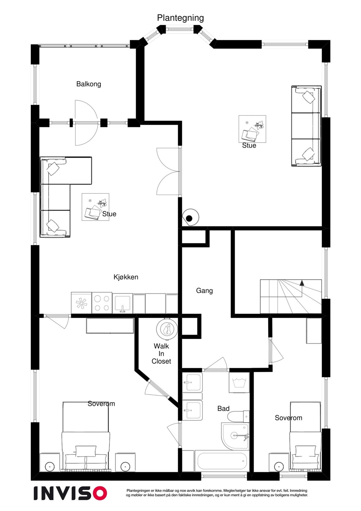2dplan og 1 Galleribilde