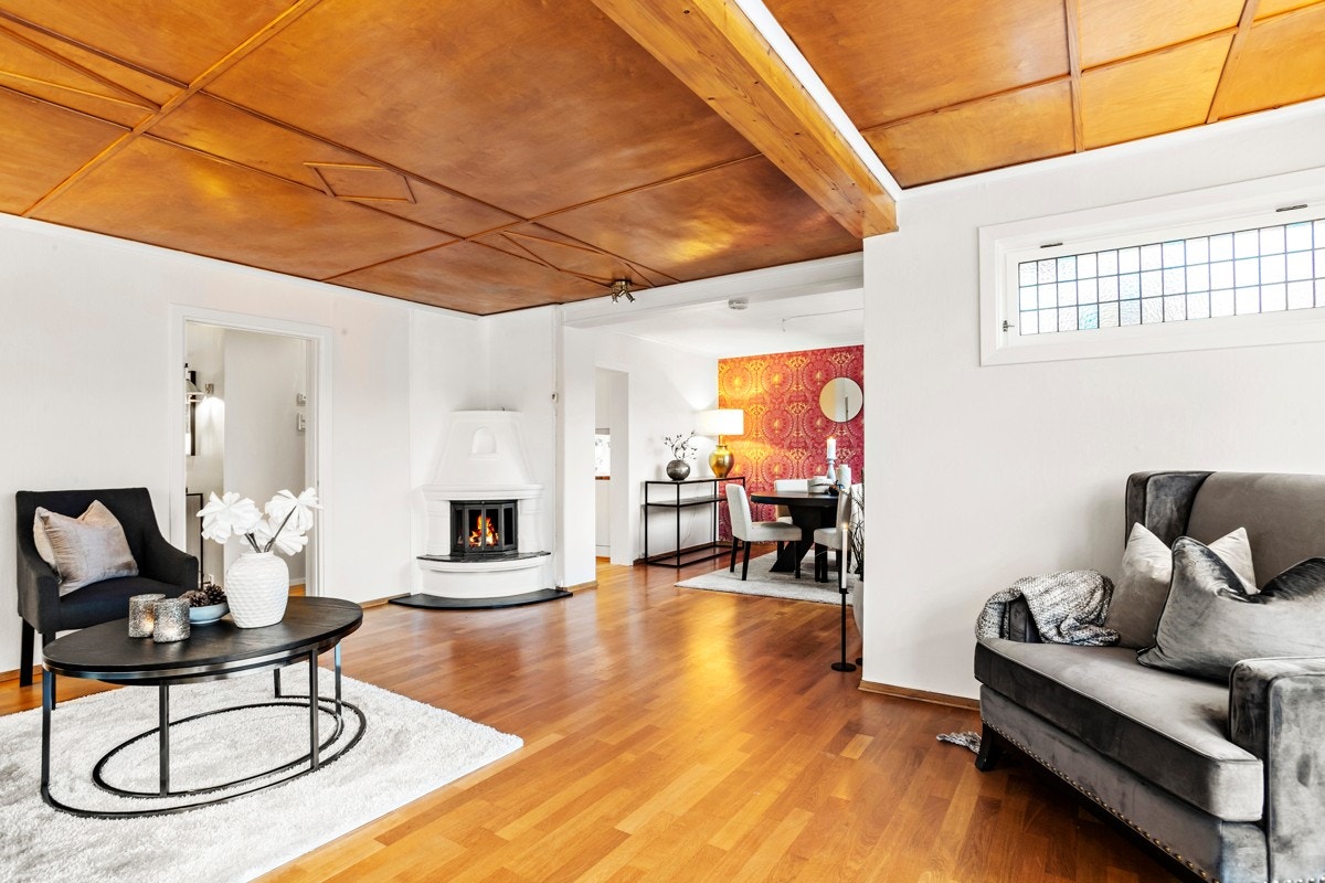 Stor og lys stue Galleribilde