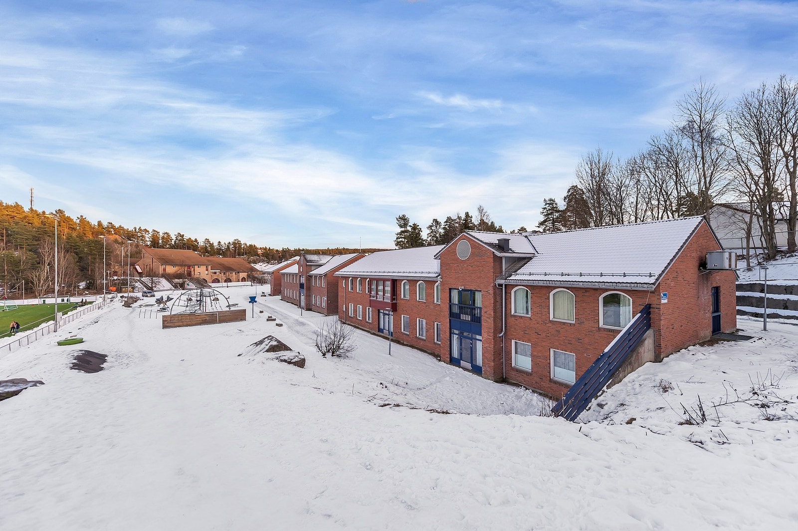 Vinterbilde fra Holmlia. Galleribilde