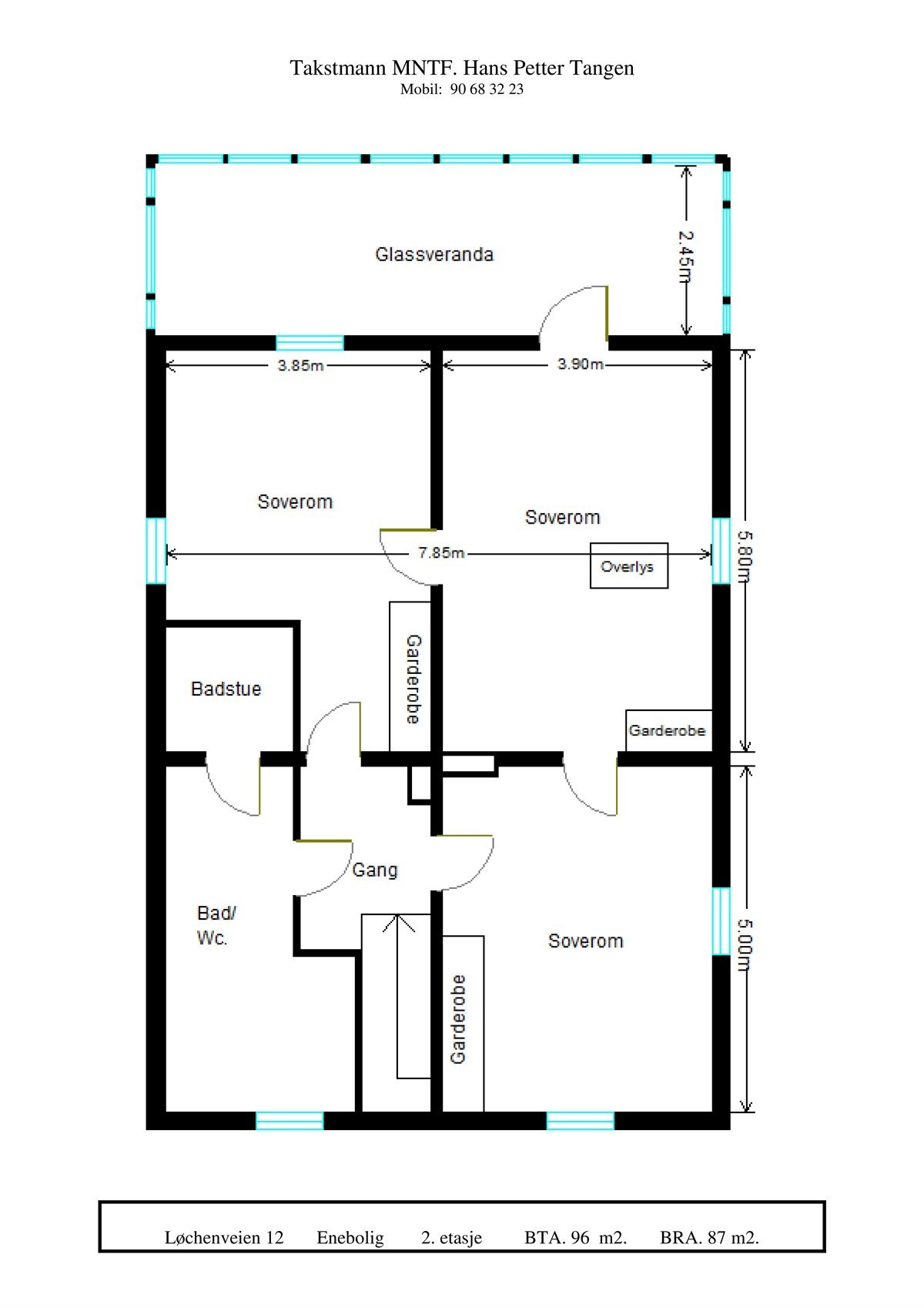 Plantegning - 2. etasje Galleribilde