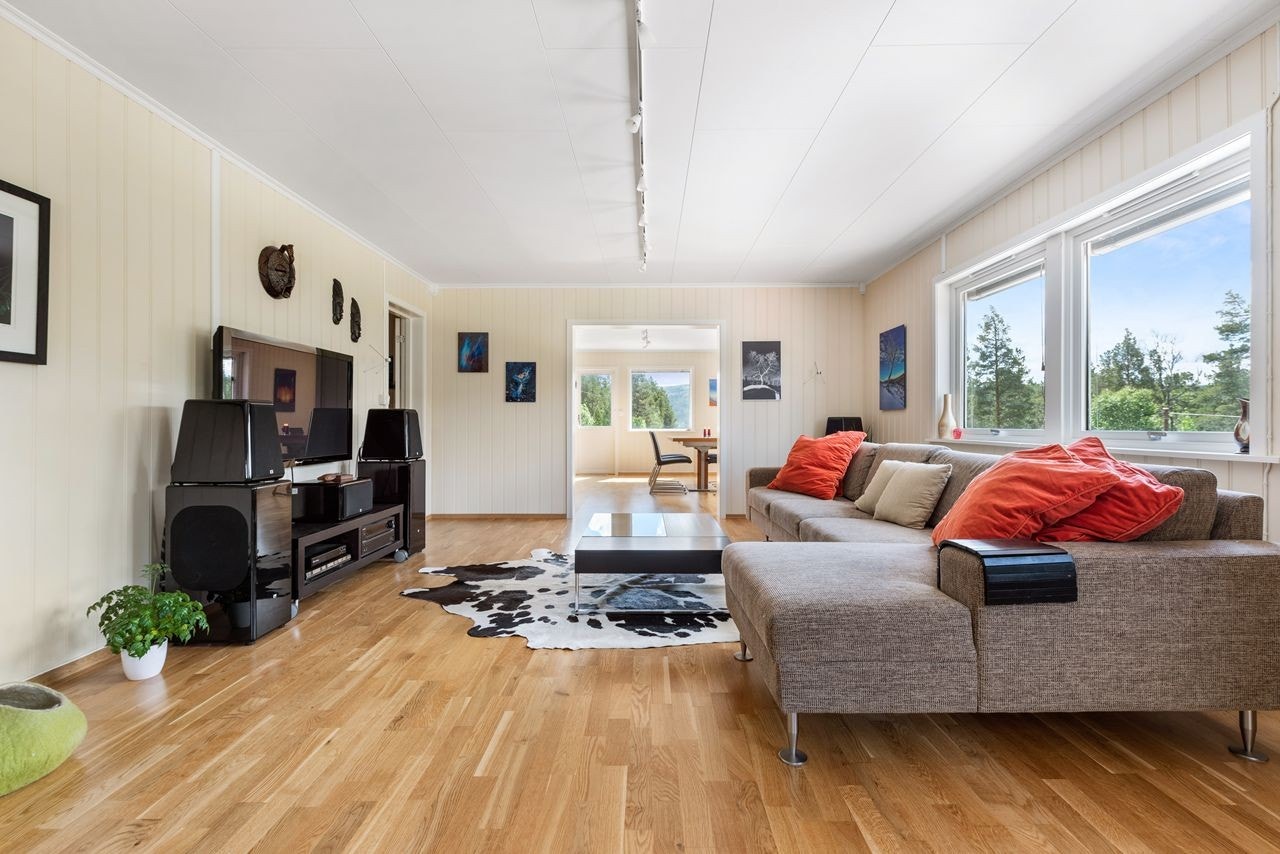 Store stuer med rikelig lystilgang og pent renoverte overflater. Galleribilde